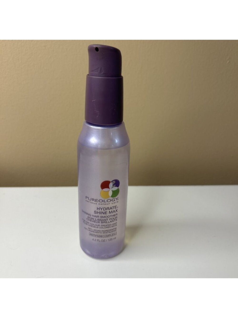 Pureology Hydrate Shine Max Shining Hair Smoother 4.2oz, Minor Scuff On Exterior